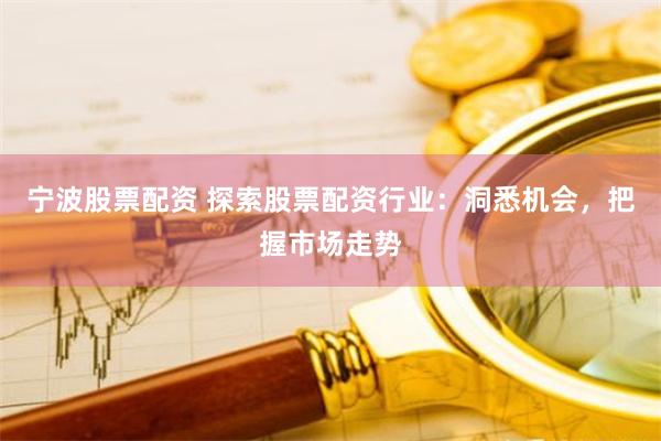宁波股票配资 探索股票配资行业：洞悉机会，把握市场走势